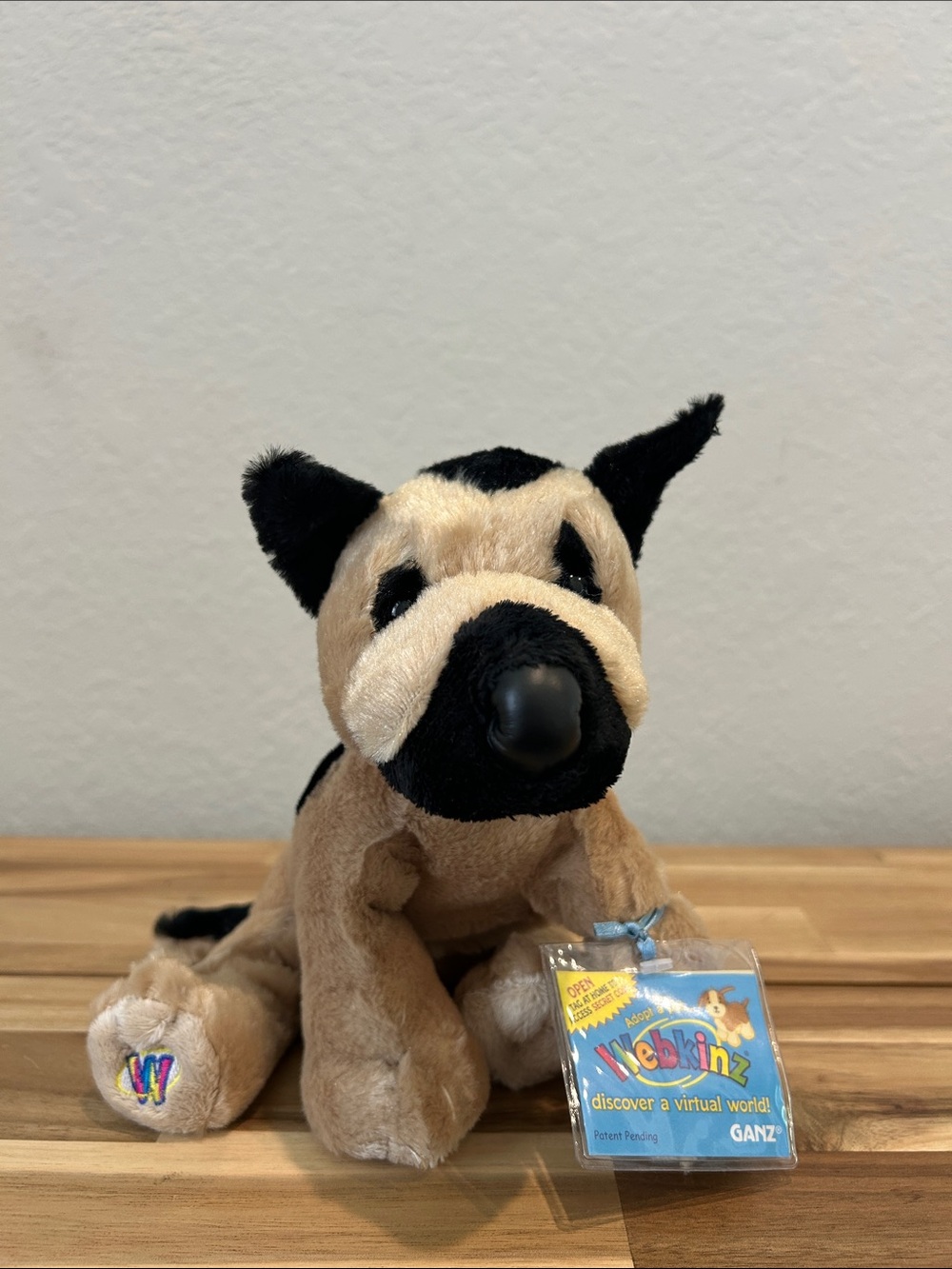 German Shepherd webkin dog WITH CODE